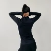 New Design Nylon Spandex Women Winter Sports Yoga Wear Running Jacket