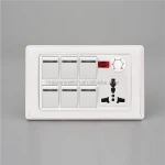 New Design Single Wall Outlet Waterproof Wall Switch Socket