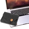 New Fashion Amazon popular sale grey card bag felt designer man wallet