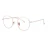 Import new fashion round comfortable male titanium  optical frame eyewear from China
