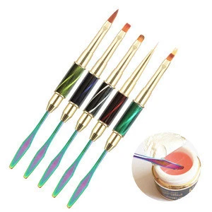 New Nail Cat Eye Type Slender Double Use Painting Art Brush For Professional  DIY Nail