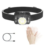 NEW Style USB Rechargeable Led  Headlamp Waterproof, High Power Bright Factory  Motion Sensor Headlamp