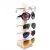 Import New Sun Glasses Eyeglasses Wood Display Stands Shelf Glasses Display Show Stand Holder Rack 9 Sizes Options Natural Material from China