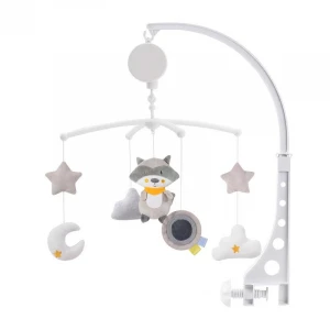 Newborn Infant Musical Hanging Rattle Crib Bell Ring Rotate The Musical Bedside Bell Cartoon Dolls Ring A Bell Toys