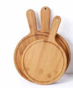 Newest cheese Board set Bamboo chopping block pizza cuttingboard