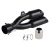Import NiceCNCN Universal Motorcycle Thunder Dual Exhaust System Muffler Black End Pipe 38-51MM from China