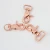 Import Nolvo World Rose gold 3 size 13-20-25mm wholesale buckle trigger lobster swivel clasp snap hook shoulder strap swivel snap hook from China