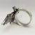 Import Novelty Halloween silver metal flying bat decorative napkin ring from China