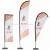 Import Now leasing straight feather flags for printing indoor flag pole from China