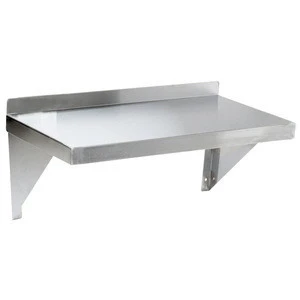 NSF Listing Different Size Stainless Steel Kitchen wall mount shelf for restaurant & hotel