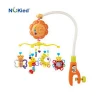 Nukied newest fashion cheap plastic baby ring bell hanging bed rattle for kids educational toys