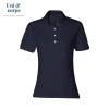 Odm Oem Manufacturers Sustainable And Plus Size Golf Shirts Woman Dri-Fit Polo Sportswear Ladies