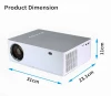 ODM Original Manufacturer Full HD 1080P Video Projectors Home Theater Movie Indoor Use Camera Projector