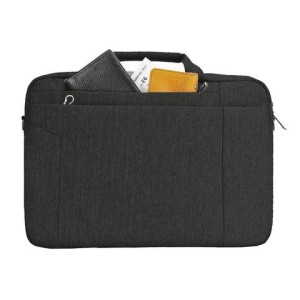 OEM 15.6 Inch Water-Resistant Laptop Sleeve Case Computer Message Briefcase Bag with Belt  for Men