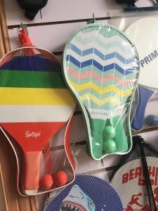 OEM customized wave cricket racket Wooden Beach Tennis elastic racket