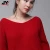Import OEM Ladies Cotton Sexy Knit Red Ugly Christmas Red Crew Neck Sweaters from China