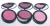 Import OEM makeup 4 and 6 color blush with private logo from China