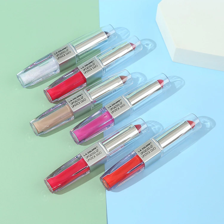 OEM new products wholesale custom cosmetics, make-up lipstick private brand dual-use velvet liquid lipstick matte lip gloss