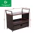 Import OEM Products Black Rattan Bar Cart Tools Set With Wheels from China