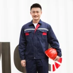 OEM Wholesale of work clothes Wear-resistant autumn and winter long sleeve overalls automobile repair and welding porters
