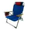 Onwaysports Backpack Wooden Armrest Aluminum Folding Beach Chair