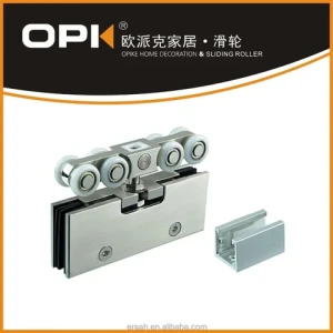 OPK-3-8I Glass Sliding Patio Doors Nylon Wheels Rollers