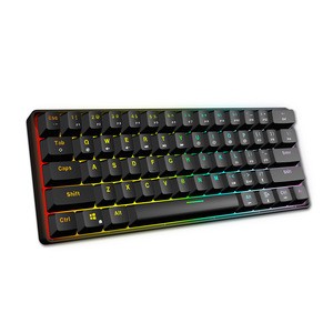 optical switches IP68 water proof  Wired  61 keys  RGB backlight with macro Mechanical Gaming programmed  mini keyboard