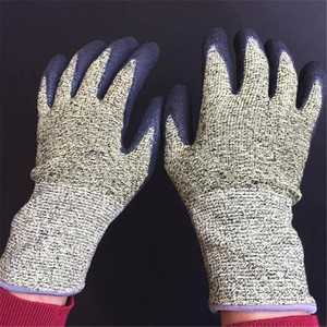 OPTIMA 15 gauge aramid fiber nitrile open cell cut resistant glove machinery