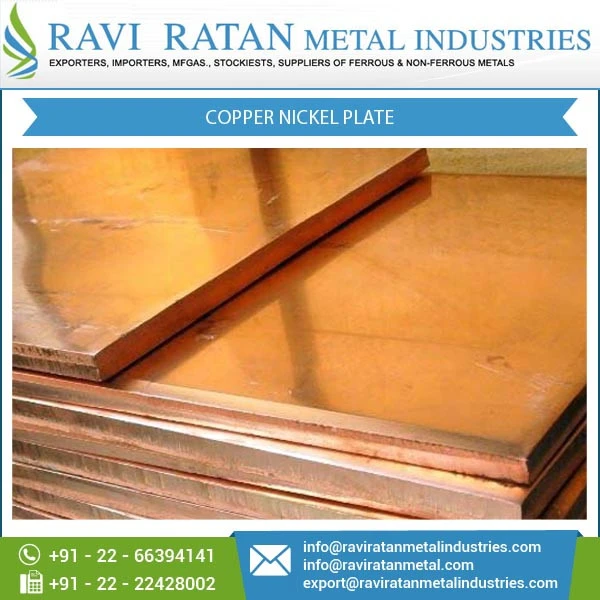 Optimum Finish High Strength Copper Nickel Plate for Wholesale Buyer