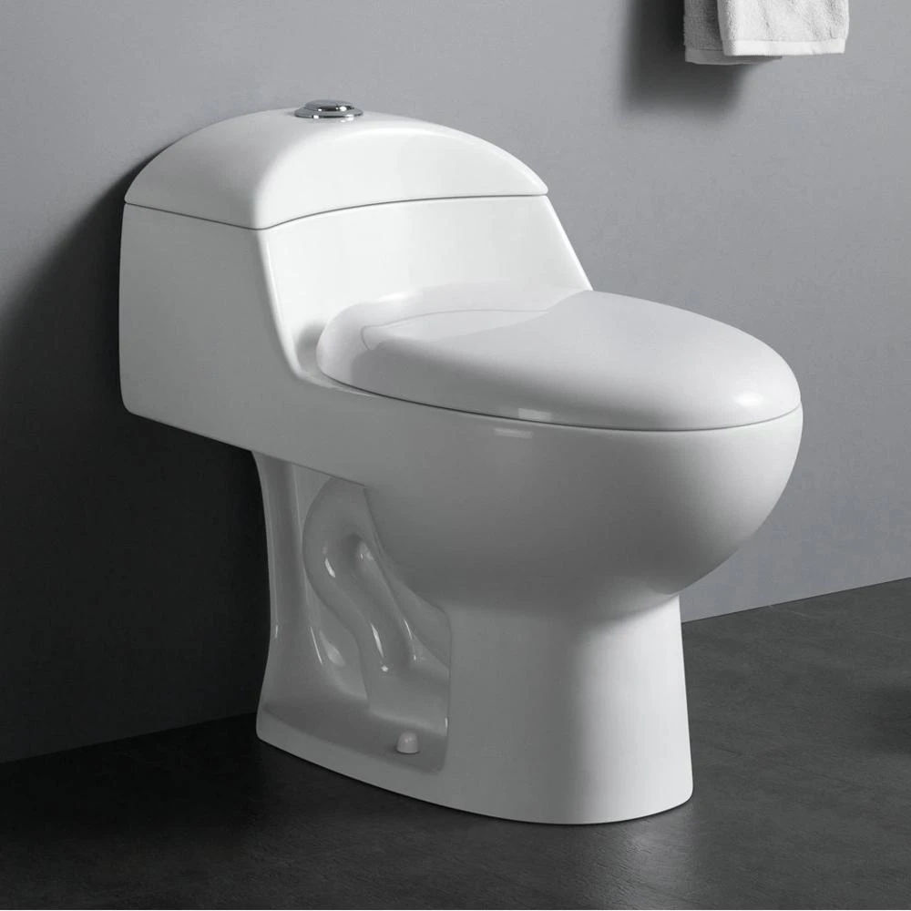 OT301 Factory direct sell floor mounted siphonic one piece ceramic bathroom toilet
