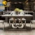 Import Other commercial furniture metal dinning table set modern restaurant dining tables with chairs DT006 from China