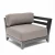 Import Outdoor aluminum furniture garden sofas sectionals L-shape lounge sofa set from China
