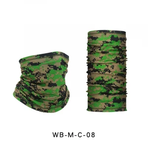 Outdoor Competitive Game Tactical Camouflage Mask Scarf Face Cover Breathable Polyester Neck Gaiter Camo Bandanas