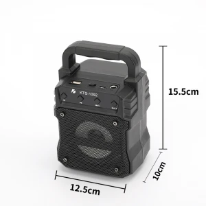 Outdoor portable wireless speaker stereo subwoofer sound mini parlantes-bluetooth supports USB TF AUX with microphone KTS-1092