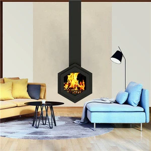 Oval sharp hanging fireplaces /Stoves