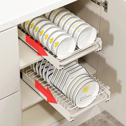 Buy Ownswing Kitchen Pull-out Bowl And Dish Rack Cabinet Without ...