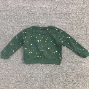 P0098  Baby sweatshirt for little boys thick long sleeve prints tops for children 2018 Childrens hoodie sweatshirts