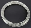 PandaHall 2mm 6m/roll Stringing Materials thick Aluminum Wire Silver