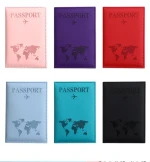 Personalized Monogram Saffiano Leather Passport Holder and Tag Cheap Multifunction Travel Wallet Faux Leather Passport Holder