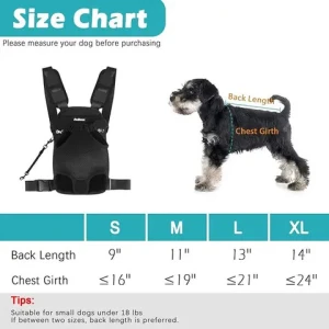 Pet Carrier Backpack for Large Small Cats and Dogs Puppies Safety Features and Cushion Back Support for Travel Hiking