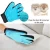 Import Pet Grooming De-Shedding Brush Glove Silicone Massage Design Pet Grooming Gloves from China