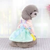 Pet traditional chinese costume Han chinese clothing for dog