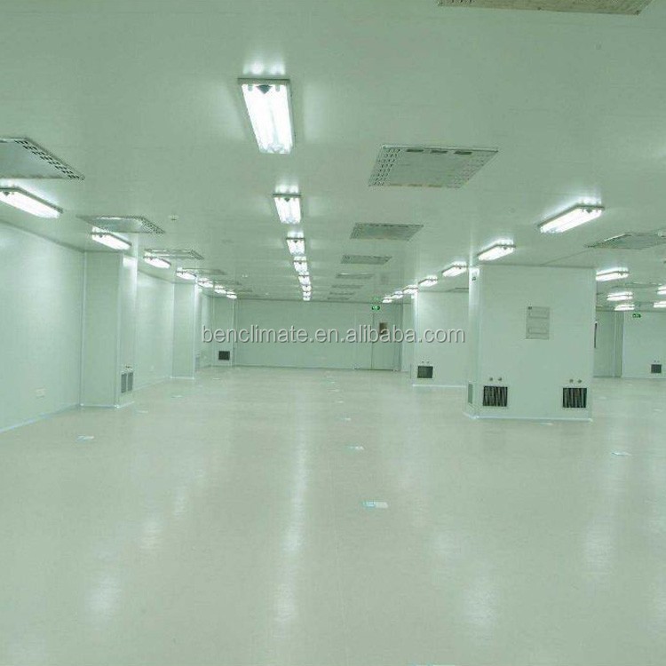 Pharmaceutical workshop HVAC system modular clean room