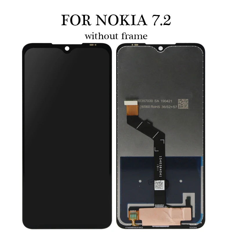 Phone spare parts LCD with Touch screen display for Nokia 7.2 lcd Screen Replacement