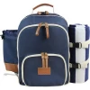 Picnic bag water-proof fashionable cutlery wine travel bag and picnic set picnic backpack travel bag organizer set
