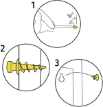 Picture Hanging Hardware Picture Hanger Screws a Screw and Anchor in One