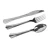 Import Piece Silver Plastic Silverware Set, Heavy weight  Cutlery, Disposable Gold Flatware . Perfect for Parties, Weddings Catering E from China