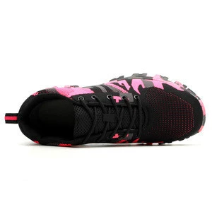 pink colored non slip brand breathable summer military sports shoes for men and women