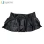 Import Pink Women Solid Novelty Metallic Denim Pleated Mini Skirt Black Extreme Mini Skirts from China