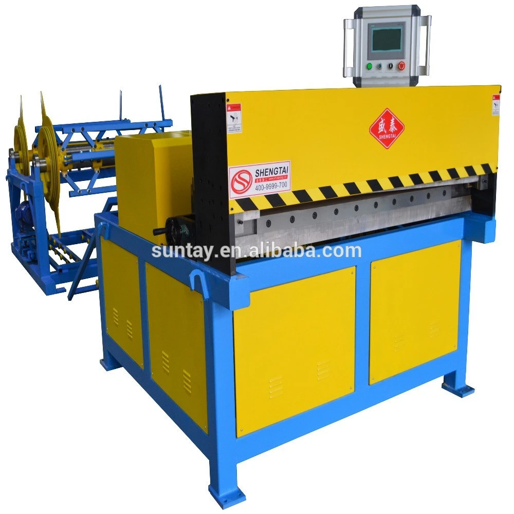 pipe production line square ducting machine